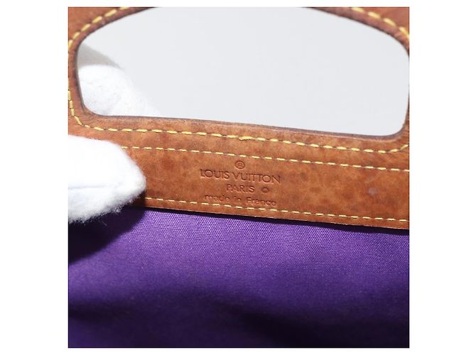 LOUIS VUITTON Monogram Vernis Stanton Tote Bag Purple Viole M91079 Auth 182857 Porpora - vista 10