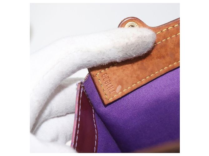 LOUIS VUITTON Monogram Vernis Stanton Tote Bag Purple Viole M91079 Auth 182857 Porpora - vista 12