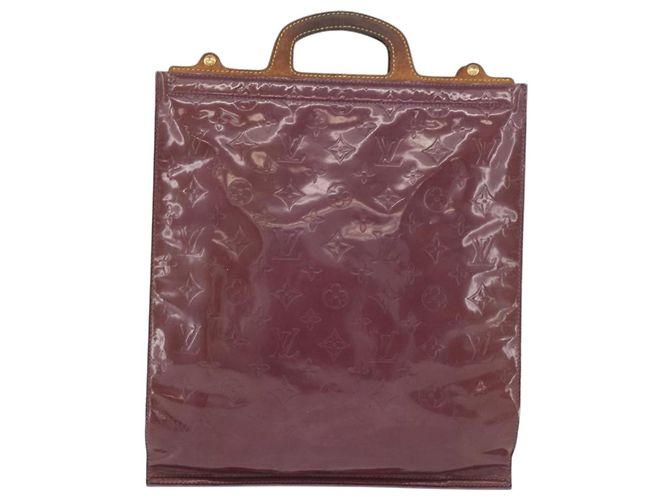 LOUIS VUITTON Monogram Vernis Stanton Tote Bag Purple Viole M91079 Auth 182857 Porpora - vista 2