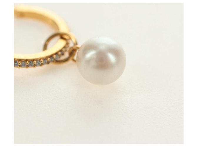 Miu Miu Pierce metallico Gold Tone Auth 181299M - vista 11