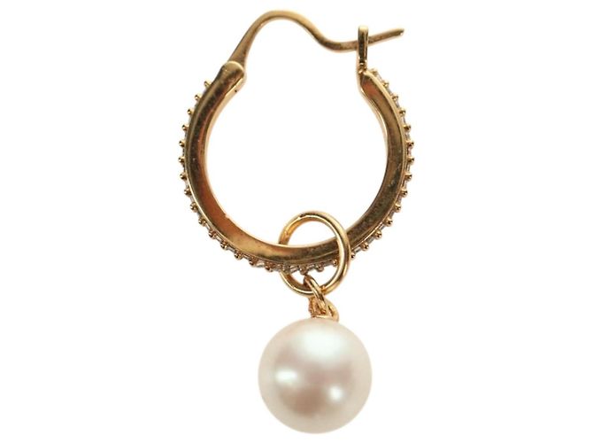 Miu Miu Pierce metallico Gold Tone Auth 181299M - vista 4