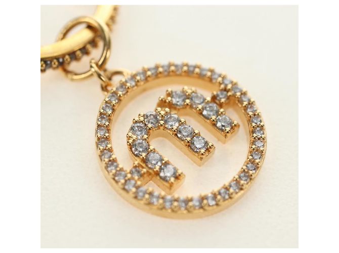 Miu Miu Pierce metallico Gold Tone Auth 181299M - vista 6