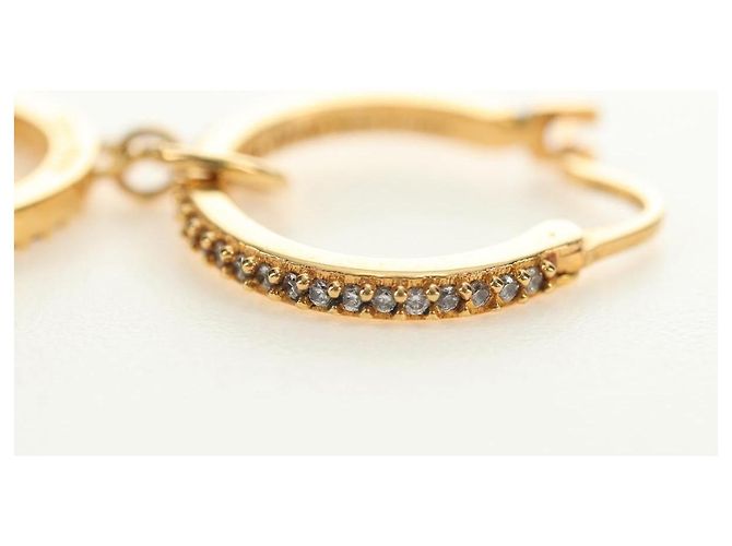 Miu Miu Pierce metallico Gold Tone Auth 181299M - vista 9
