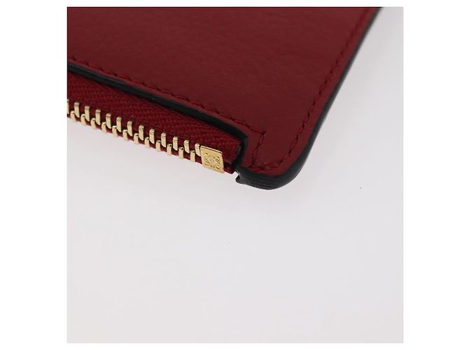 LOEWE Studio Ghibli Spirited Away Kaonashi Tarjetero Rojo Oro Auth 167382SM Roja Dorado - vista 15