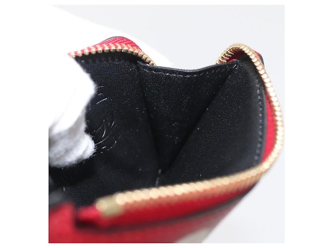 LOEWE Studio Ghibli Spirited Away Kaonashi Tarjetero Rojo Oro Auth 167382SM Roja Dorado - vista 20
