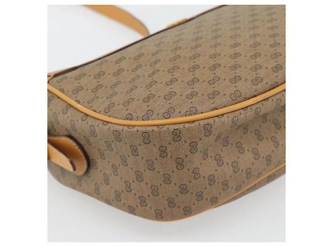 Borsa a Spalla GUCCI Micro GG Supreme PVC Beige Gold 001 115 4001 Auth 182404 - vista 11
