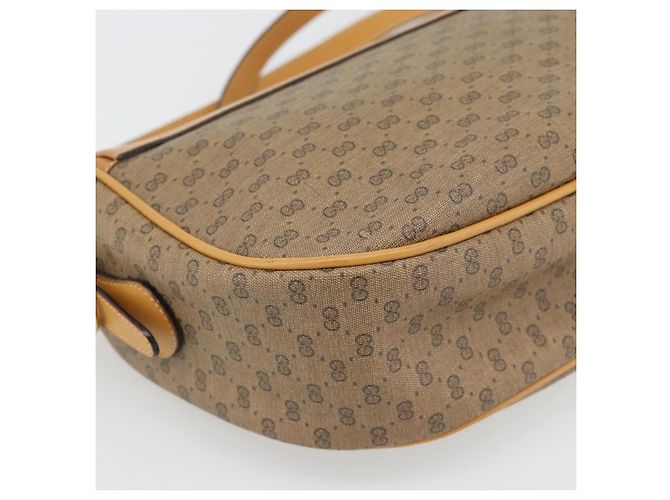 Borsa a Spalla GUCCI Micro GG Supreme PVC Beige Gold 001 115 4001 Auth 182404 - vista 13