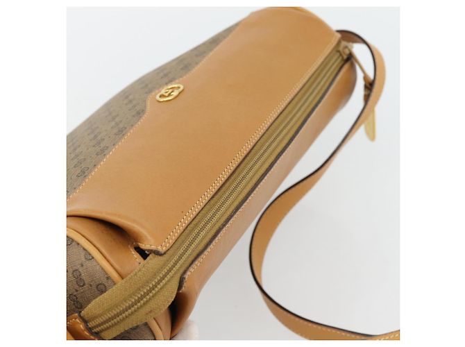 Borsa a Spalla GUCCI Micro GG Supreme PVC Beige Gold 001 115 4001 Auth 182404 - vista 6