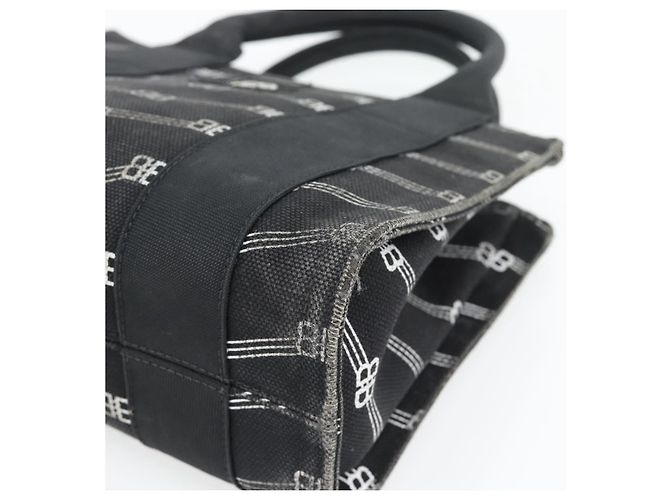 BALENCIAGA Borsa a mano Canvas 2way Nero Argento 620882 Auth ka4467 - vista 10