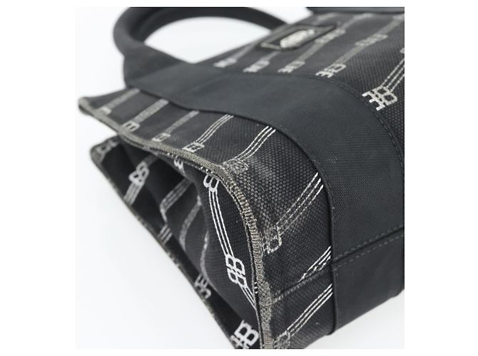 BALENCIAGA Borsa a mano Canvas 2way Nero Argento 620882 Auth ka4467 - vista 11