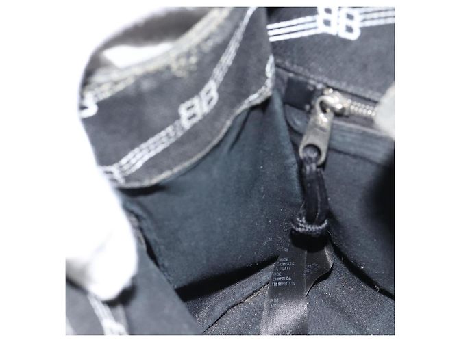 BALENCIAGA Borsa a mano Canvas 2way Nero Argento 620882 Auth ka4467 - vista 18