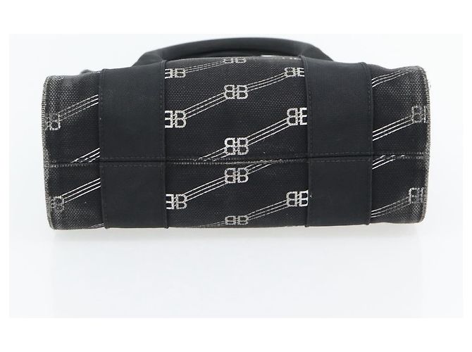 BALENCIAGA Borsa a mano Canvas 2way Nero Argento 620882 Auth ka4467 - vista 9
