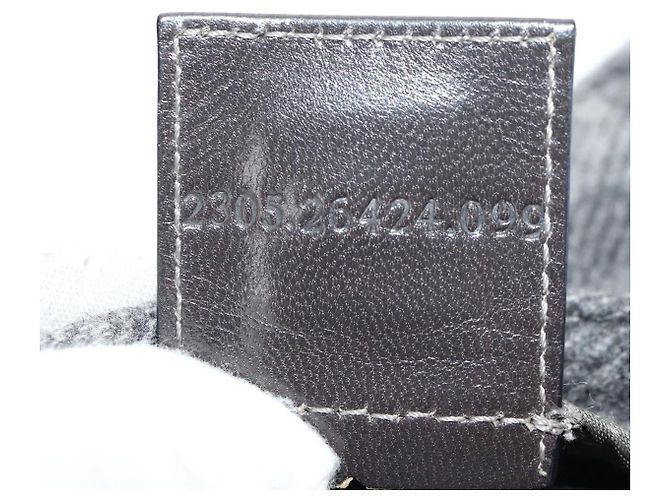FENDI Zucca Canvas Mamma Baguette Shoulder Bag Wool Gray Silver Auth yk20376SAV Marrone Argento - vista 25