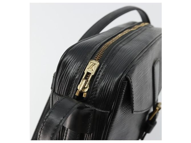 LOUIS VUITTON Epi Jeune Fille MM Shoulder Bag Black M52152 LV Auth 181750 - view 9