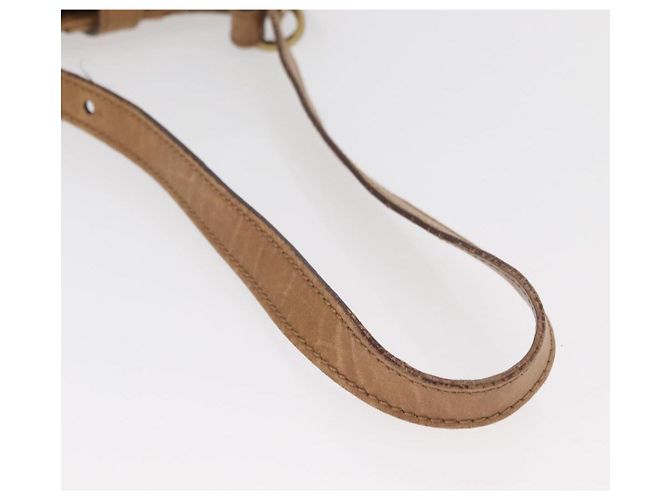 Borsa a Spalla GUCCI GG Canvas Beige Oro 110292 Auth 182469 D'oro - vista 8