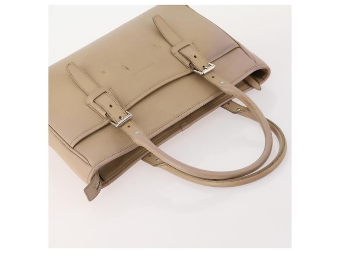 Borsa a tracolla BURBERRY Pelle plastica 2 Set Beige Marrone Auth BA13064 - vista 5