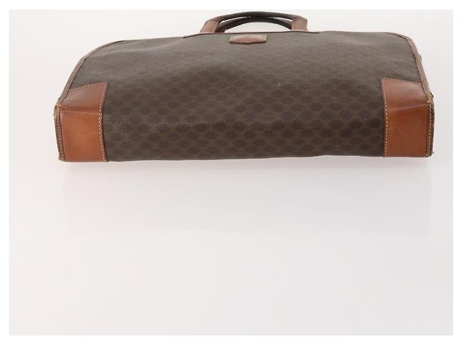 Céline CELINE Bolsa de lona Macadam C Macadam em PVC e couro Marrom Autêntica 174584 Preto Bege - vista 7