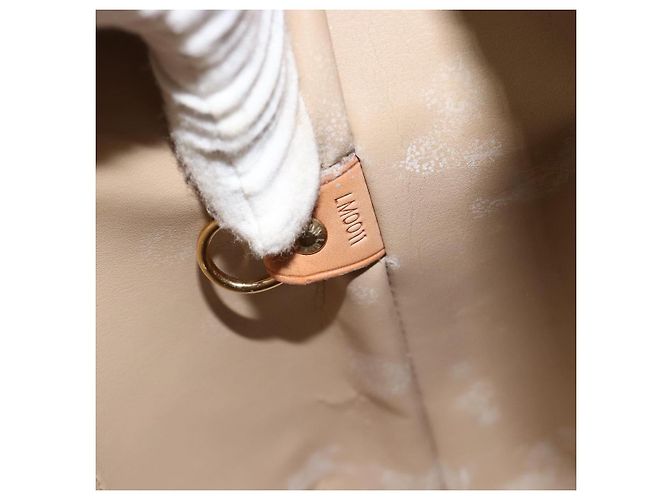 LOUIS VUITTON Borsa a mano Monogram Vernis Houston Beige M91004 LV Auth 171247 - vista 12