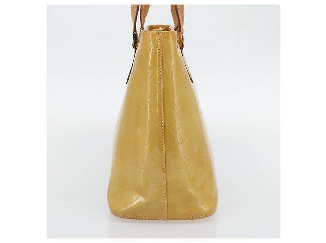 LOUIS VUITTON Borsa a mano Monogram Vernis Houston Beige M91004 LV Auth 171247 - vista 3