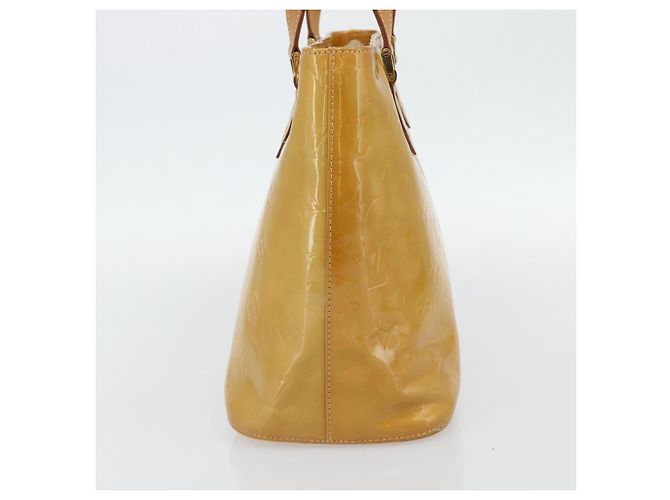 LOUIS VUITTON Borsa a mano Monogram Vernis Houston Beige M91004 LV Auth 171247 - vista 4