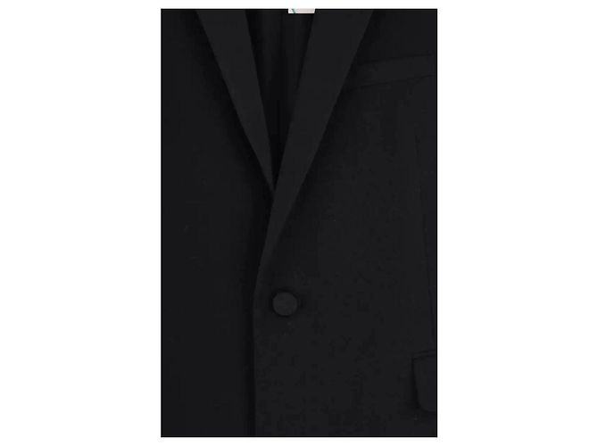 Saint Laurent Schwarzer Wollblazer - Ansicht 2