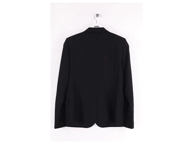 Saint Laurent Schwarzer Wollblazer - Ansicht 3