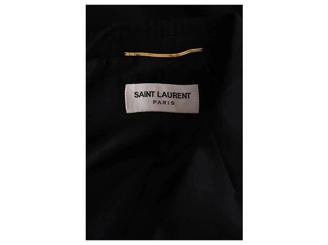 Saint Laurent Schwarzer Wollblazer - Ansicht 4