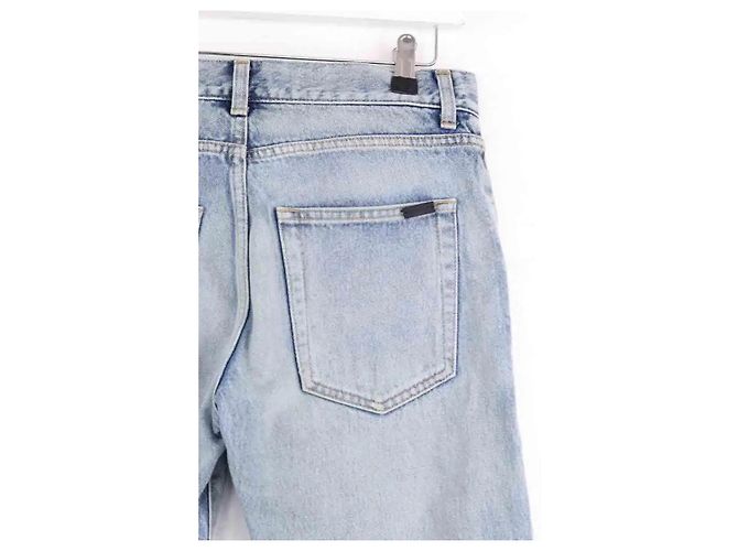 Saint Laurent Jeans dritti blu - vista 4