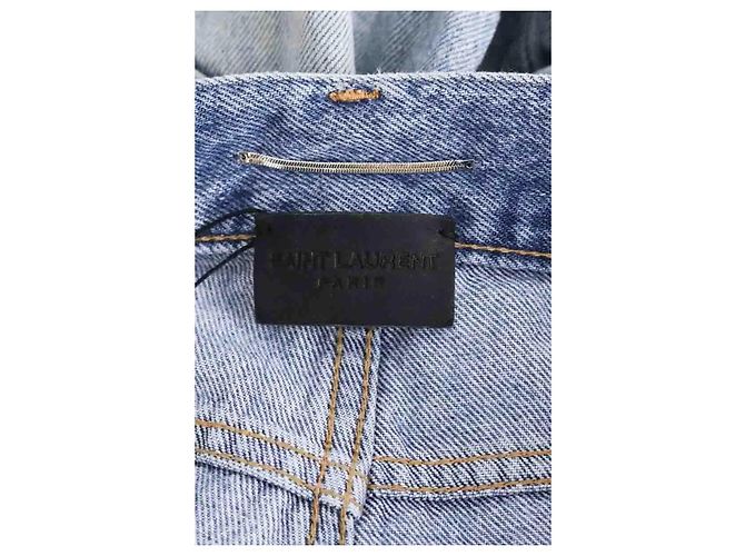 Saint Laurent Jeans dritti blu - vista 5