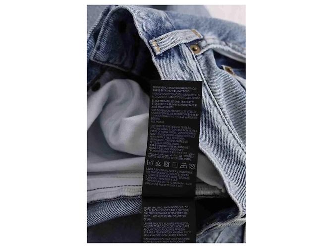 Saint Laurent Jeans dritti blu - vista 6