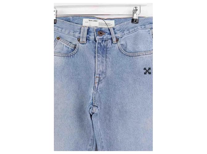 Off White Jeans dritti blu - vista 2