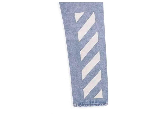 Off White Jeans dritti blu - vista 5
