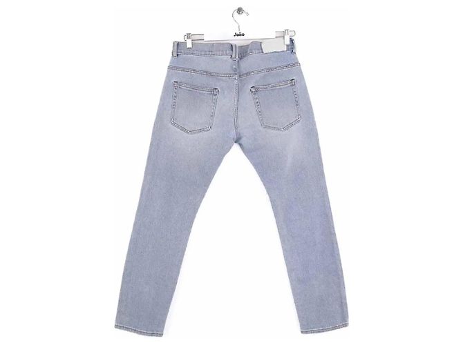 Off White Vaqueros de corte recto azules - vista 4