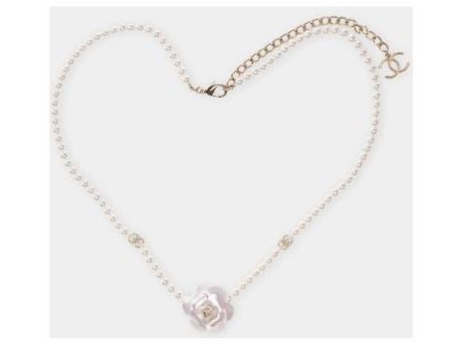 CHANEL Camelia Schmuck in Weißperle - 103518 - Ansicht 3