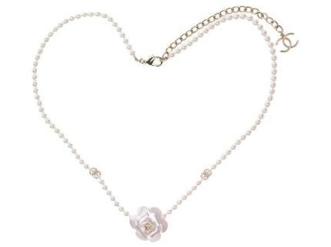 CHANEL Camelia Schmuck in Weißperle - 103518 - Ansicht 4