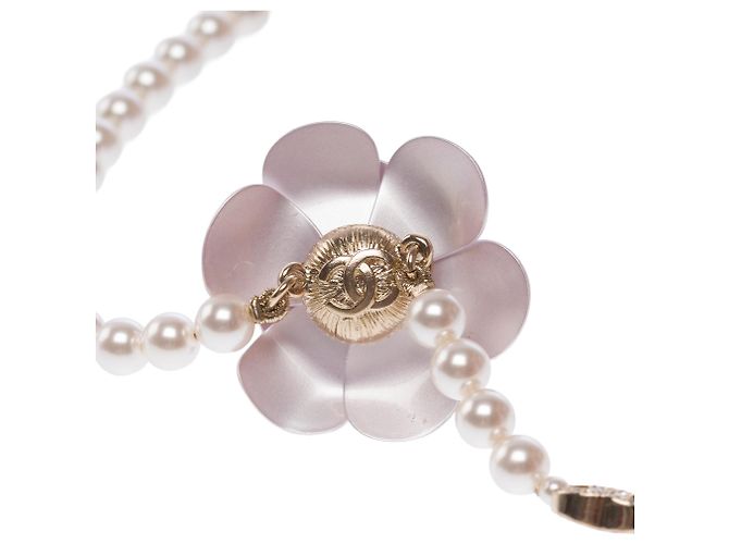 Gioielli CHANEL Camelia in Perla Bianca - 103517 Bianco - vista 6