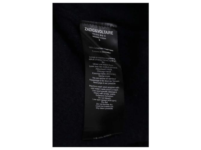 Zadig & Voltaire Pulôver azul marinho - vista 5