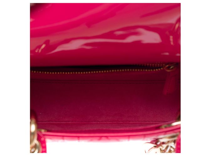 Borsa DIOR Lady Dior in Pelle Rosa - 103538 - vista 8