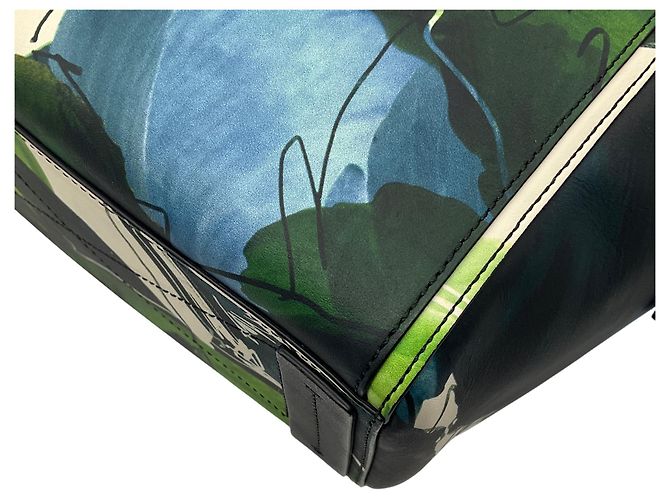 Borsa mini Atlantique con stampa floreale blu / verde Reed Krakoff Multicolore - vista 15