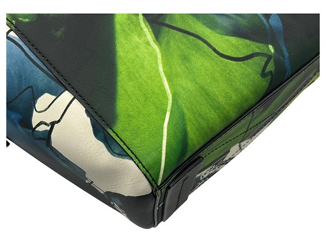 Borsa mini Atlantique con stampa floreale blu / verde Reed Krakoff Multicolore - vista 16