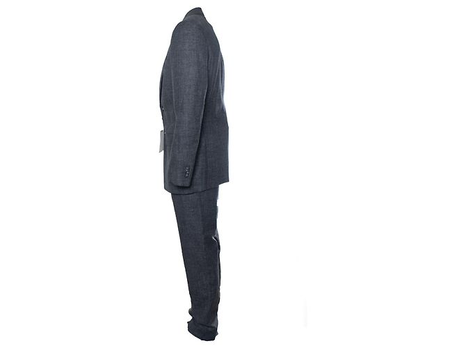Autre Marque Suitsupply, terno Lazio cinza de abotoamento simples - vista 2