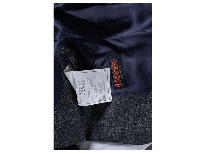 Autre Marque Suitsupply, terno Lazio cinza de abotoamento simples - vista 9