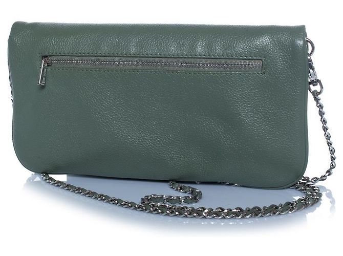 Zadig & Voltaire, Borsa a tracolla in pelle verde Rock - vista 2