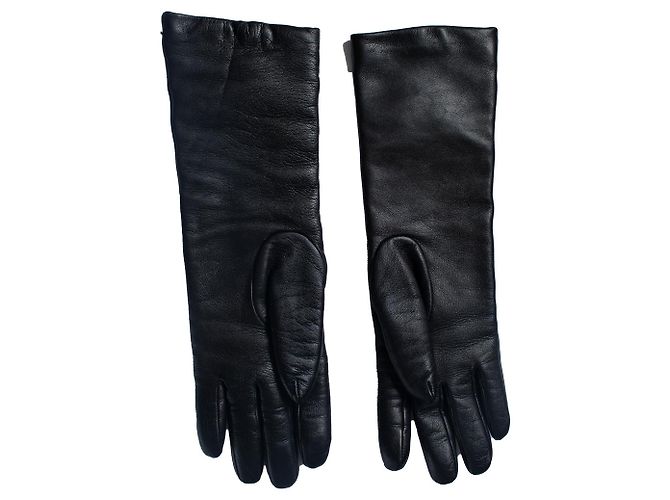 Max Mara Weekend, guanti in pelle neri Nero - vista 2