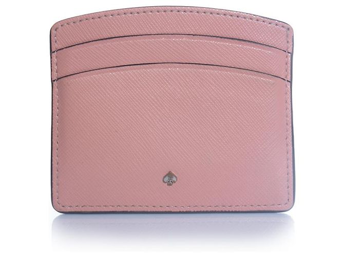 Kate Spade, porte-cartes en cuir vieux rose - vue 2