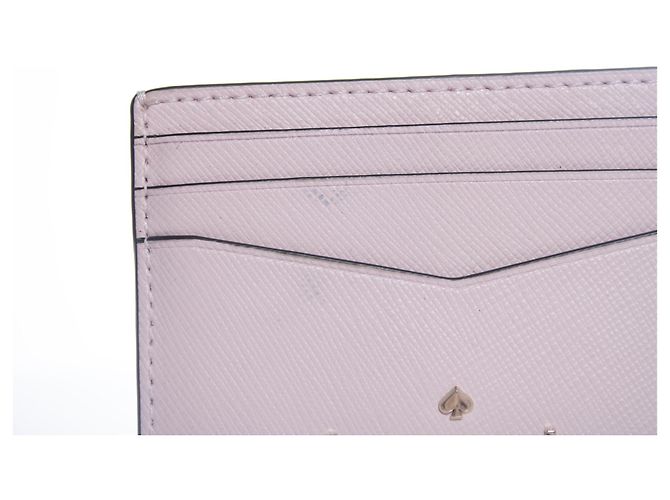 Kate Spade, porta-cartões de couro rosa - vista 4