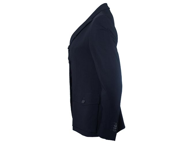 Autre Marque Pauw, blazer azul de doble botonadura - vista 2