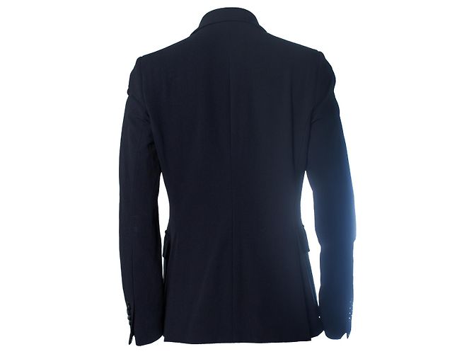 Autre Marque Pauw, blazer azul de doble botonadura - vista 3