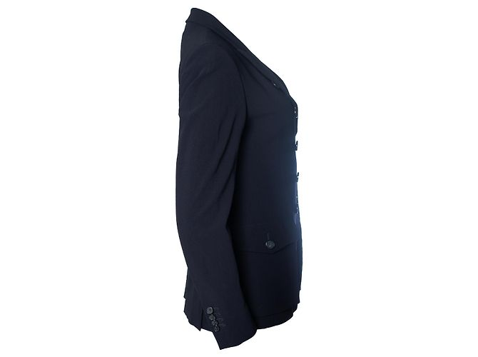 Autre Marque Pauw, blazer azul de doble botonadura - vista 4