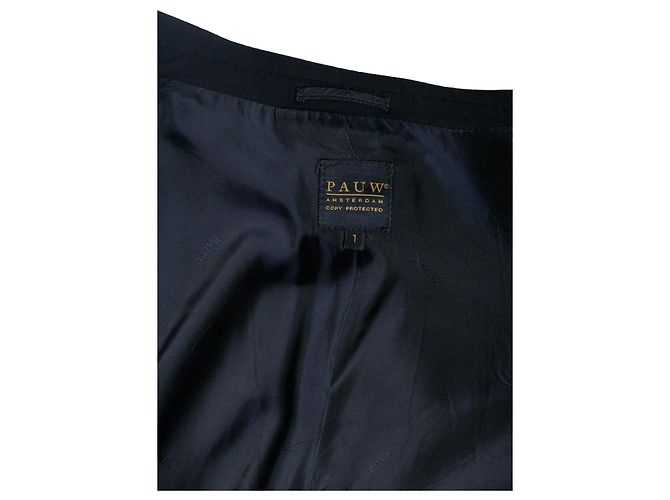 Autre Marque Pauw, blazer azul de doble botonadura - vista 5